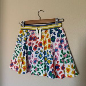 Mini Boden Multicolor Cheetah Print Skort